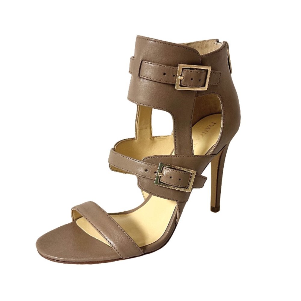 NIB IVANKA TRUMP DOLANU STRAPPY ANKLE HEELS
